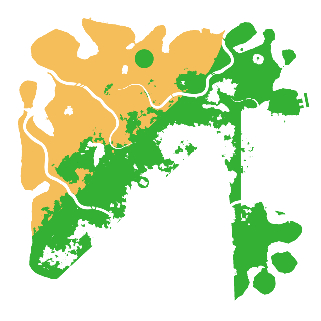 Biome Rust Map: Procedural Map, Size: 4500, Seed: 977501292