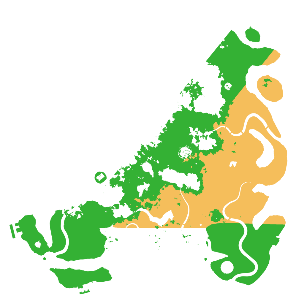 Biome Rust Map: Procedural Map, Size: 4350, Seed: 5022026