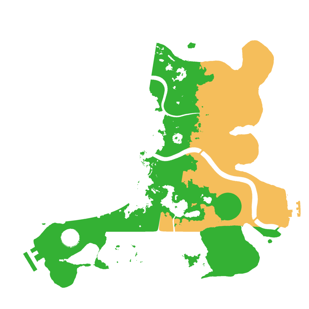 Biome Rust Map: Procedural Map, Size: 3000, Seed: 582524292