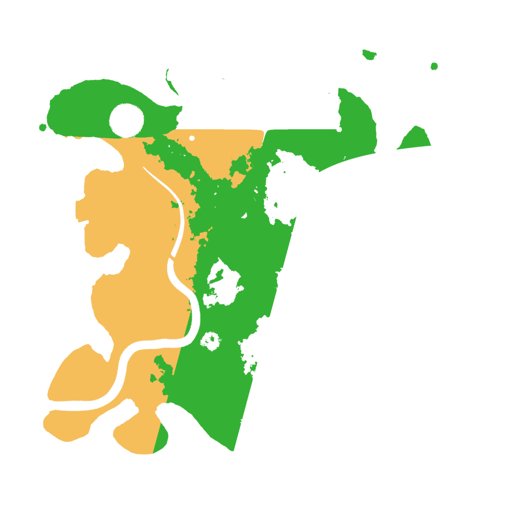 Biome Rust Map: Procedural Map, Size: 2800, Seed: 690250747