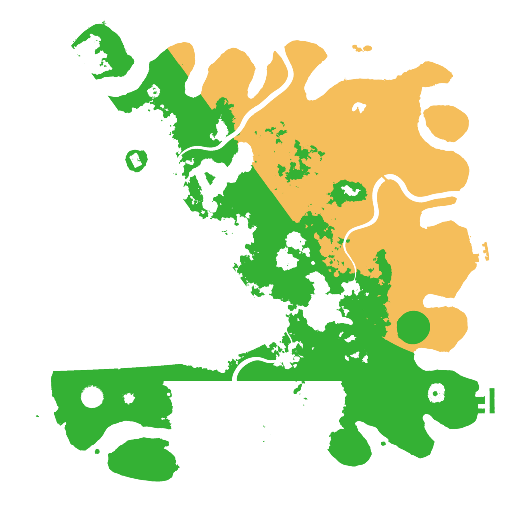 Biome Rust Map: Procedural Map, Size: 4100, Seed: 2113396574