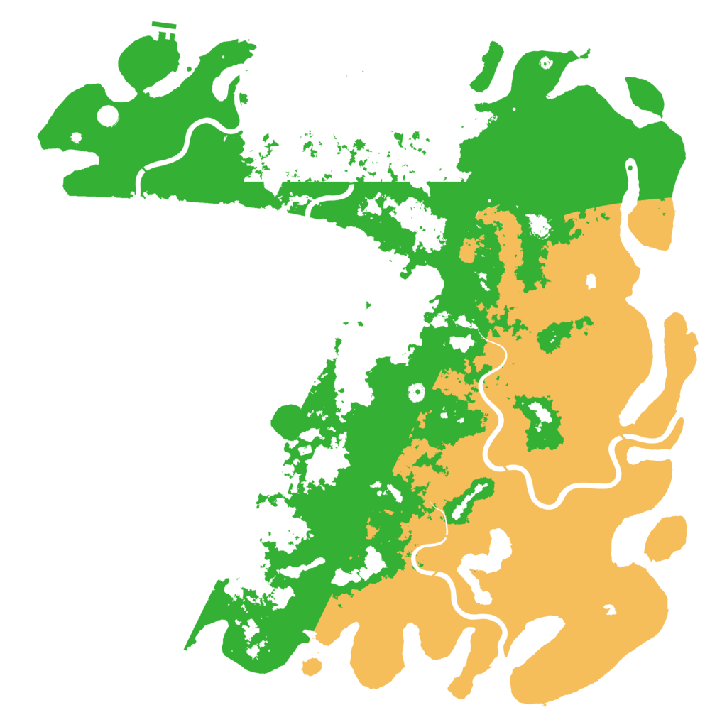 Biome Rust Map: Procedural Map, Size: 6000, Seed: 624233361