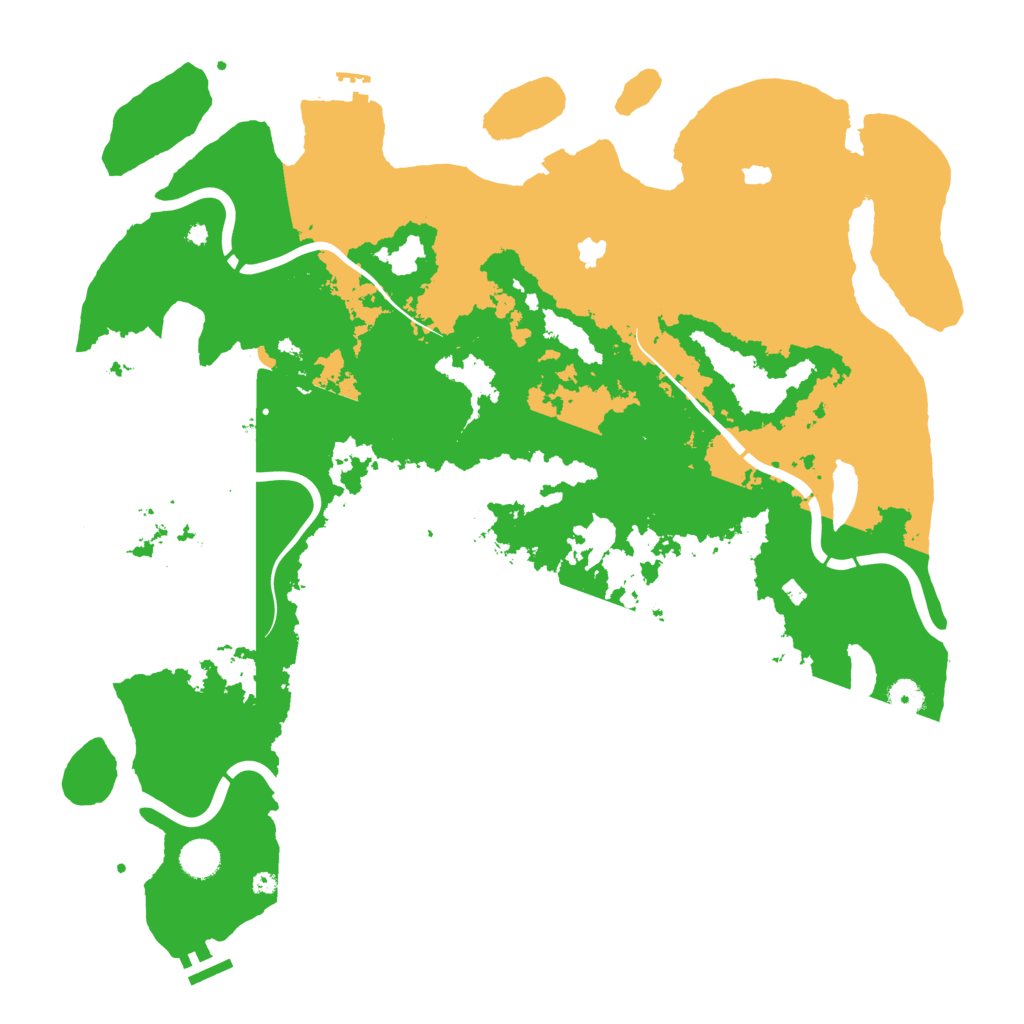 Biome Rust Map: Procedural Map, Size: 4500, Seed: 829422269