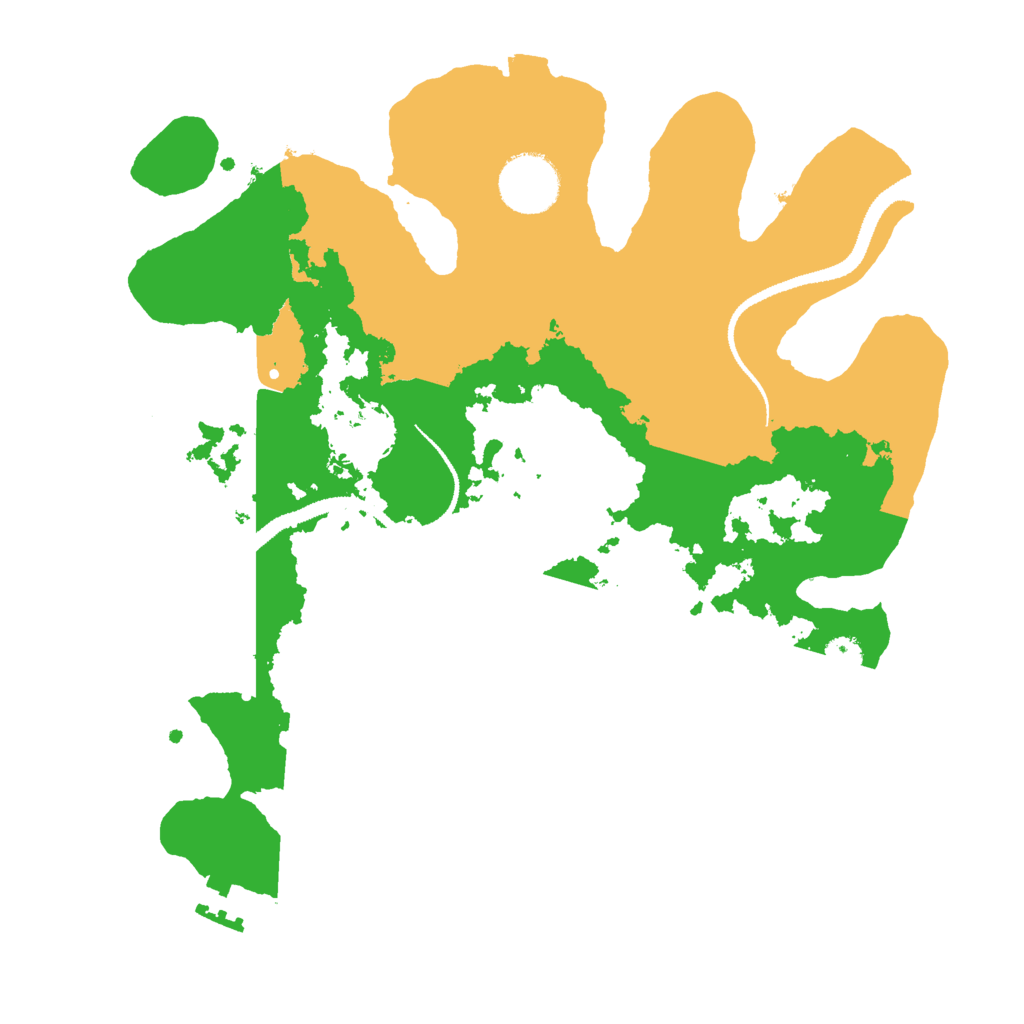 Biome Rust Map: Procedural Map, Size: 3000, Seed: 1714890818