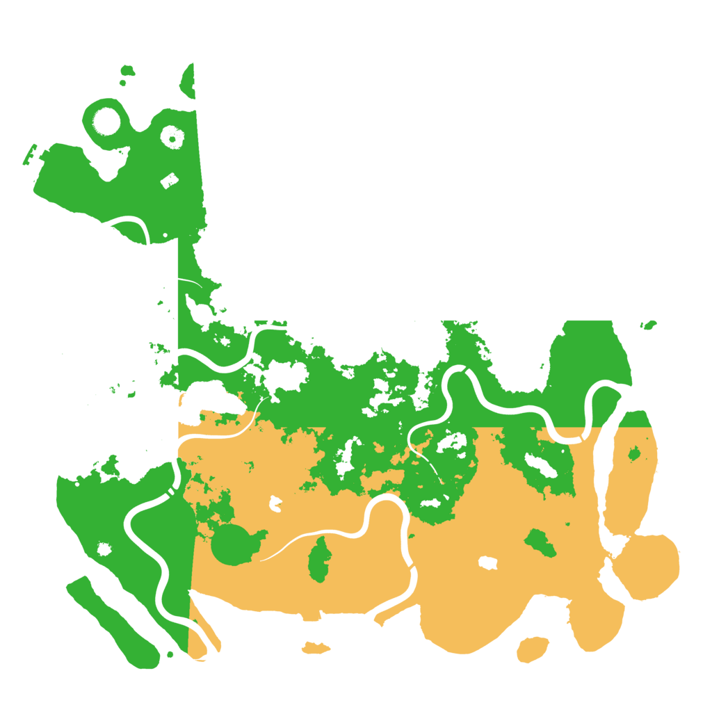 Biome Rust Map: Procedural Map, Size: 4600, Seed: 1202713930