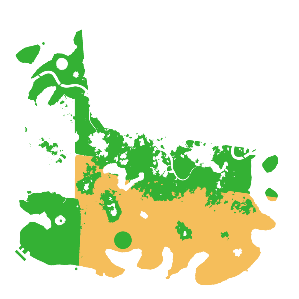 Biome Rust Map: Procedural Map, Size: 4500, Seed: 331699290