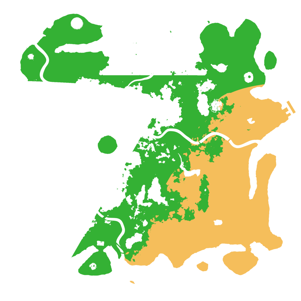 Biome Rust Map: Procedural Map, Size: 4500, Seed: 456453