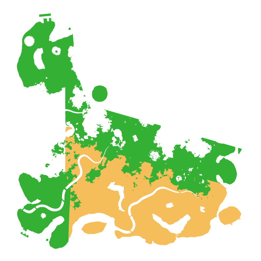 Biome Rust Map: Procedural Map, Size: 4500, Seed: 1158410931
