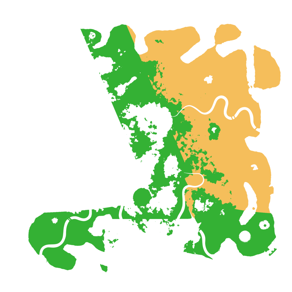 Biome Rust Map: Procedural Map, Size: 4500, Seed: 340541540