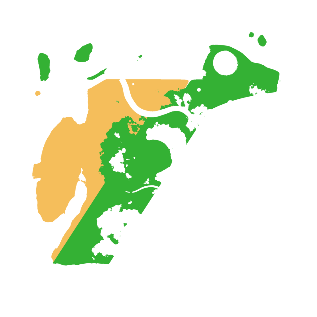 Biome Rust Map: Procedural Map, Size: 2500, Seed: 26579635