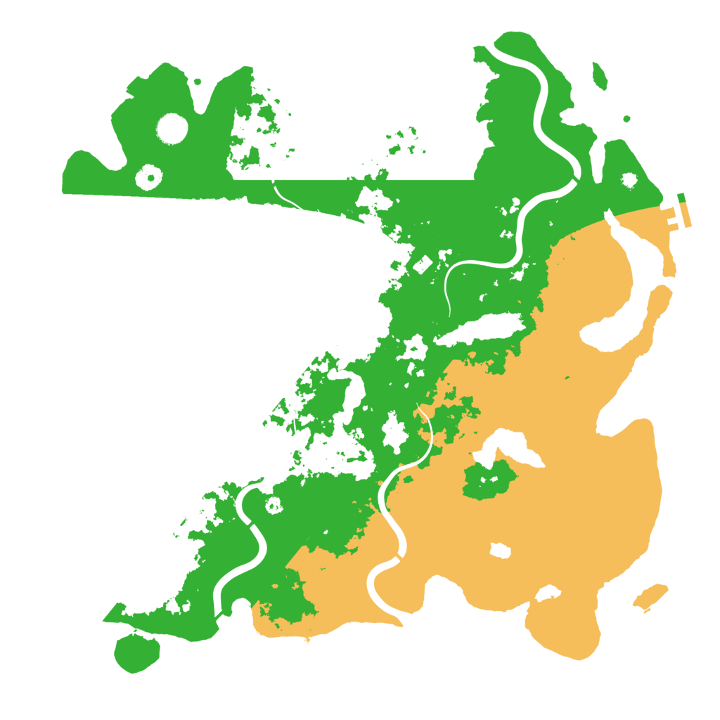 Biome Rust Map: Procedural Map, Size: 4200, Seed: 960240277