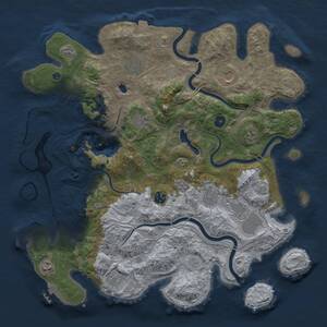 Thumbnail Rust Map: Procedural Map, Size: 4250, Seed: 965290949, 16 Monuments