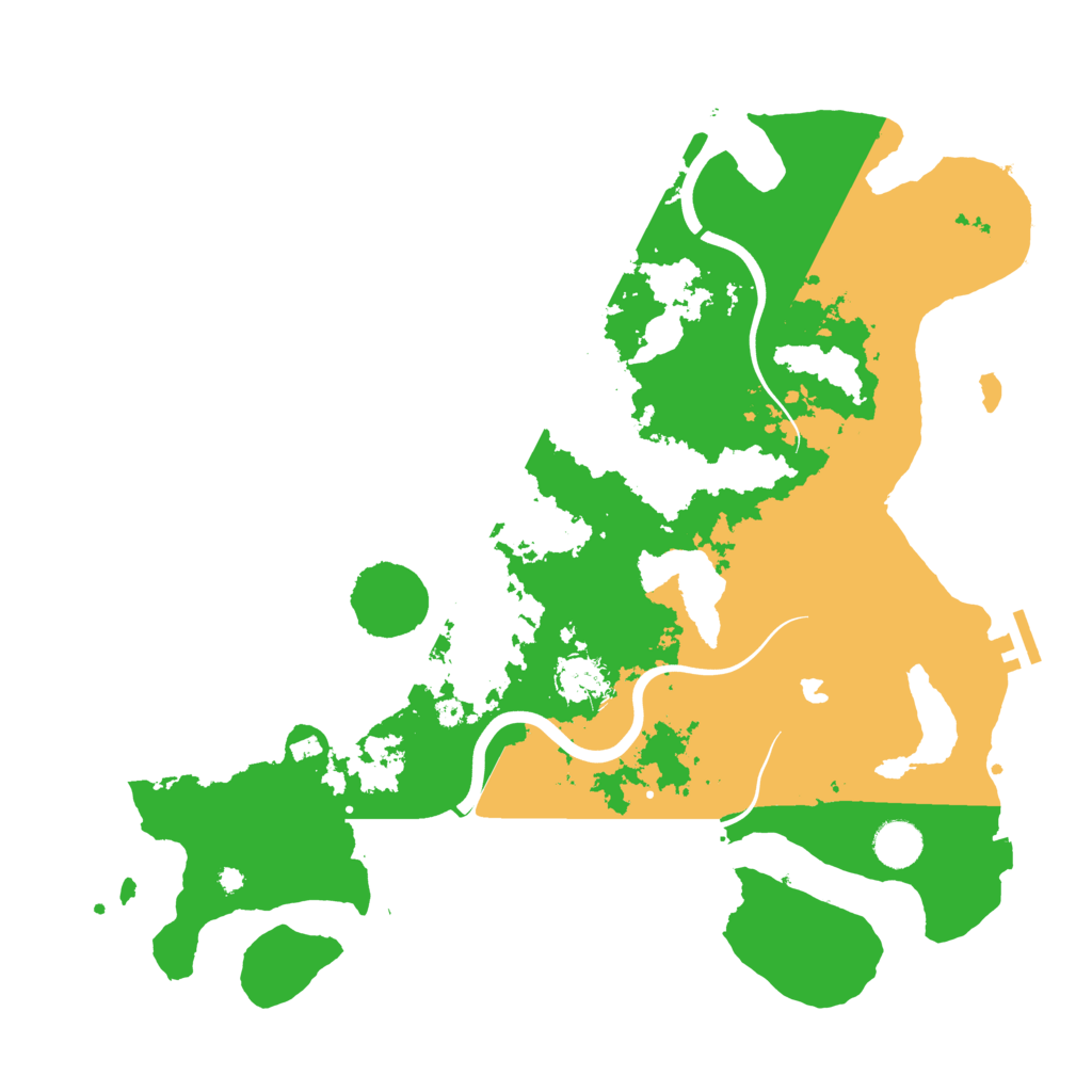 Biome Rust Map: Procedural Map, Size: 4000, Seed: 29260