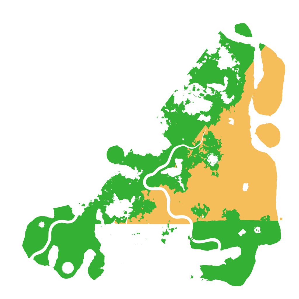 Biome Rust Map: Procedural Map, Size: 4500, Seed: 784309940