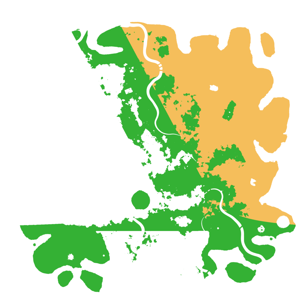 Biome Rust Map: Procedural Map, Size: 4500, Seed: 73979946