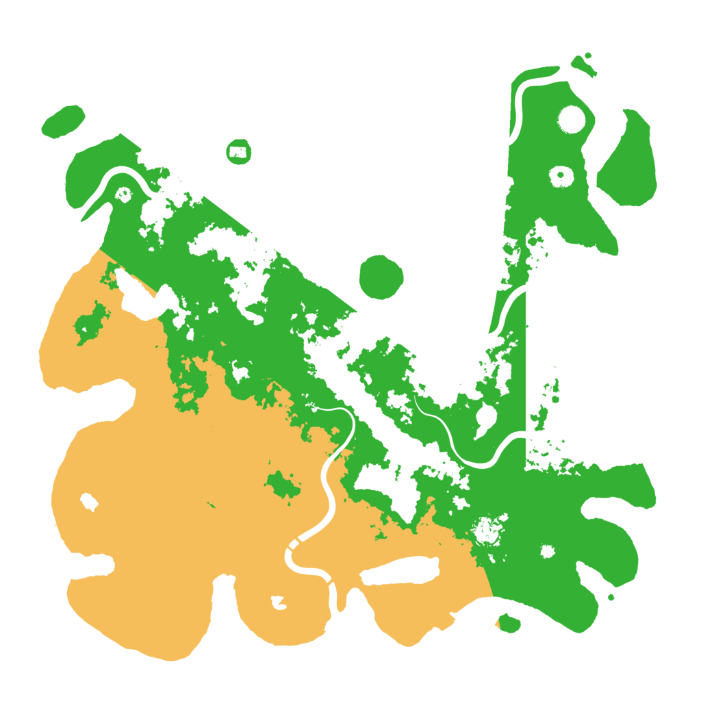 Biome Rust Map: Procedural Map, Size: 4500, Seed: 2048199380