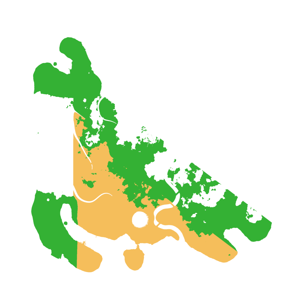 Biome Rust Map: Procedural Map, Size: 3200, Seed: 1487558357