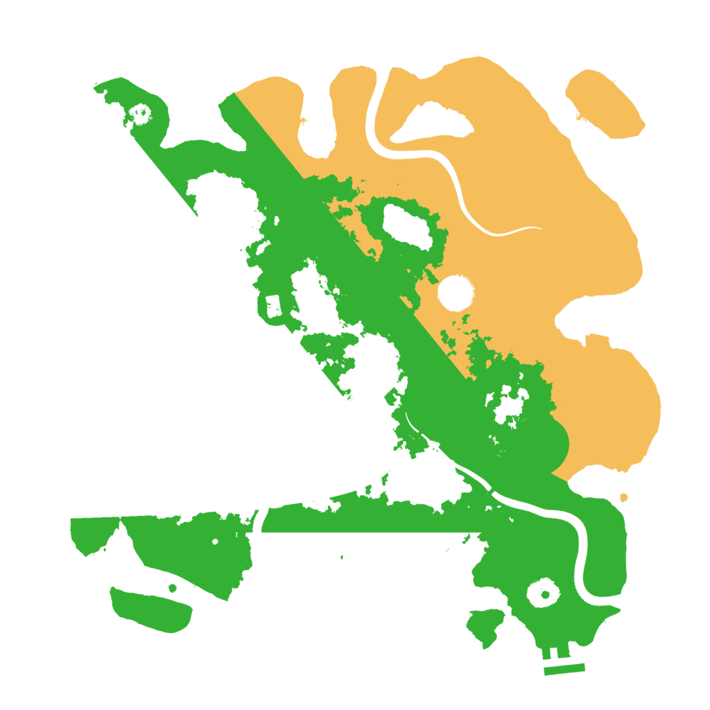 Biome Rust Map: Procedural Map, Size: 3500, Seed: 765280006