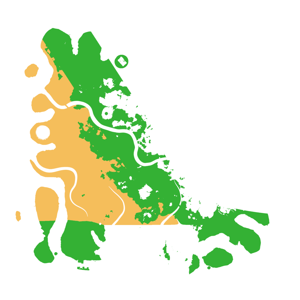 Biome Rust Map: Procedural Map, Size: 3750, Seed: 2048607983