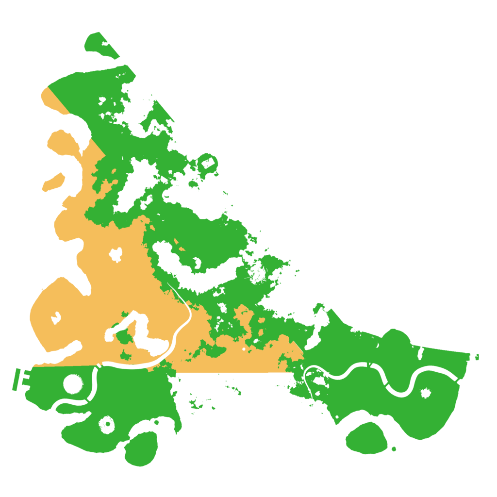 Biome Rust Map: Procedural Map, Size: 4500, Seed: 2071889901