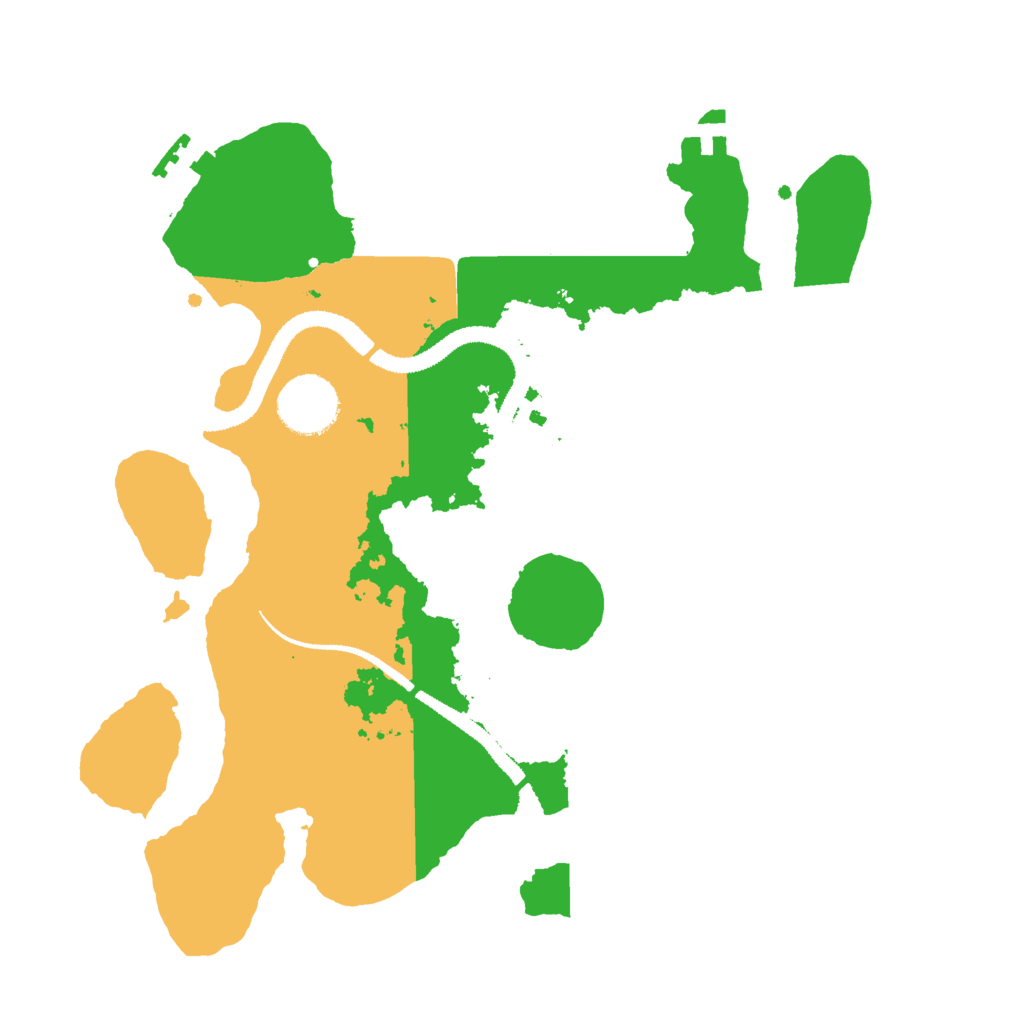 Biome Rust Map: Procedural Map, Size: 3000, Seed: 812813485