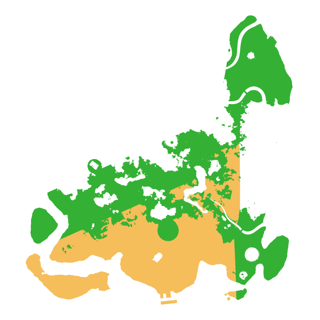 Biome Rust Map: Procedural Map, Size: 4000, Seed: 23341