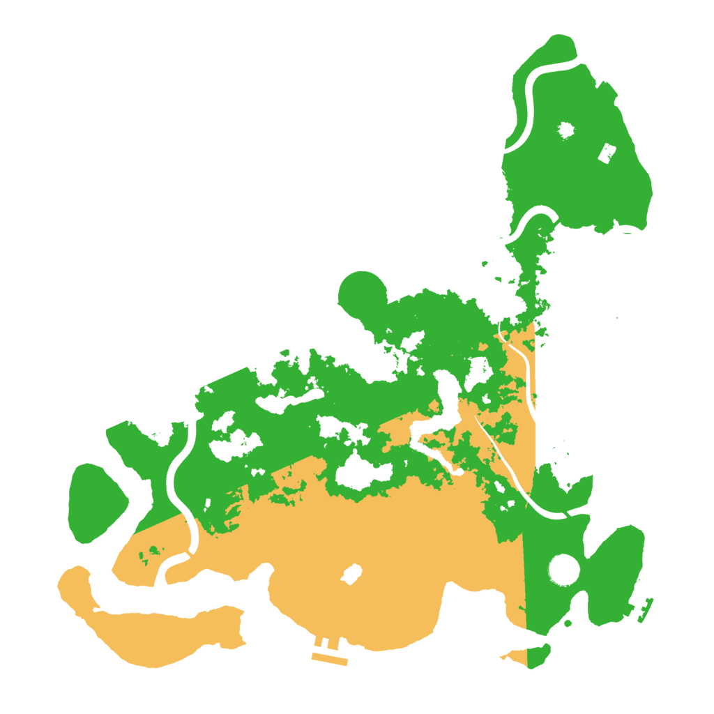 Biome Rust Map: Procedural Map, Size: 4000, Seed: 23341