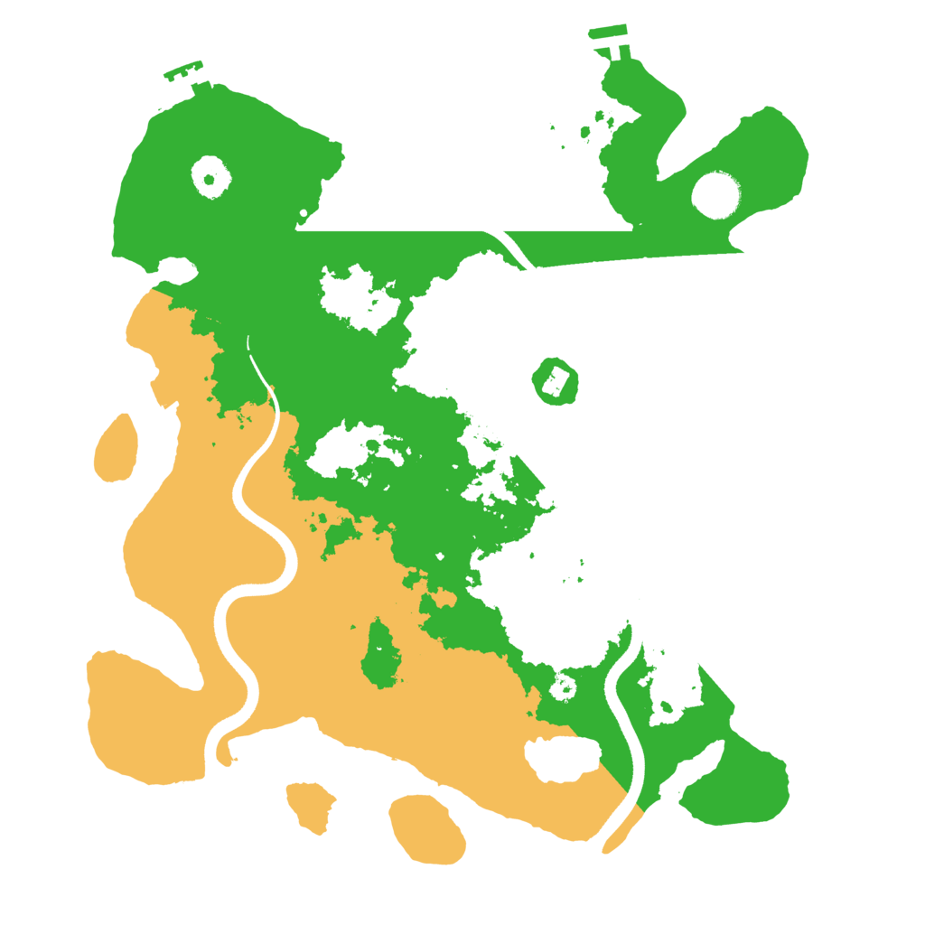 Biome Rust Map: Procedural Map, Size: 3500, Seed: 321568839