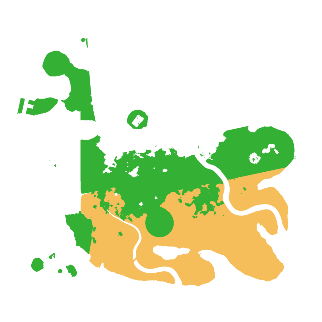 Biome Rust Map: Procedural Map, Size: 3000, Seed: 968094173