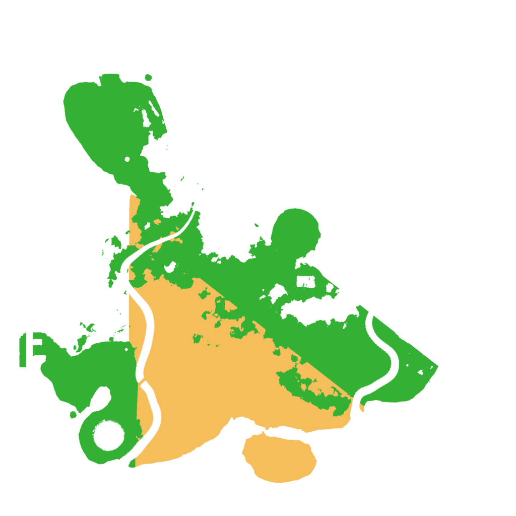 Biome Rust Map: Procedural Map, Size: 3000, Seed: 754189665