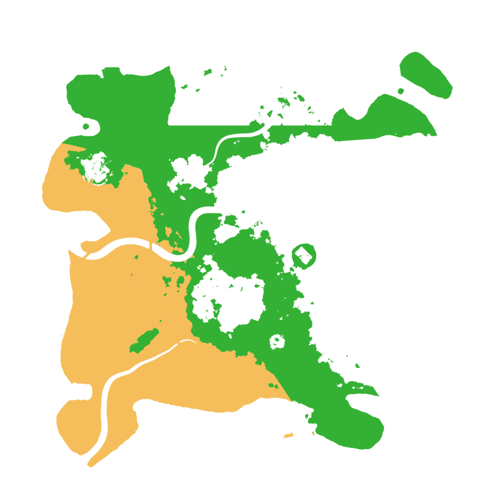 Biome Rust Map: Procedural Map, Size: 3300, Seed: 1756947231