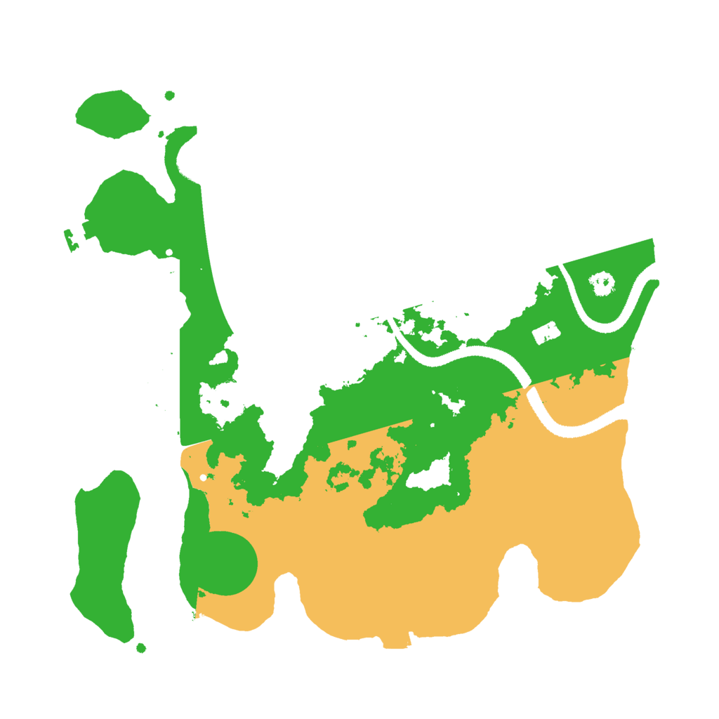 Biome Rust Map: Procedural Map, Size: 3000, Seed: 1701709975