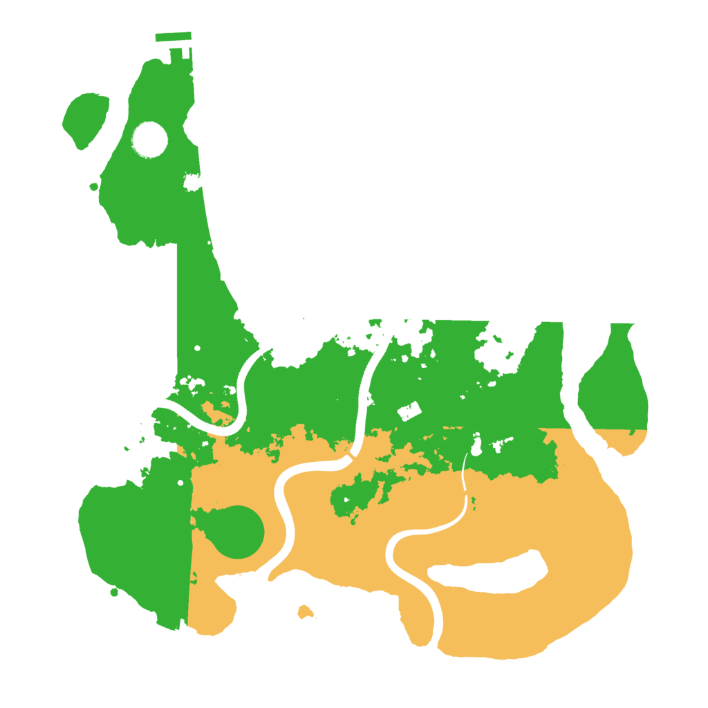 Biome Rust Map: Procedural Map, Size: 3500, Seed: 1641843218