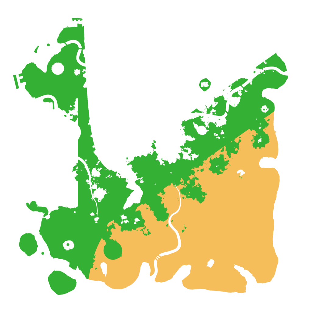 Biome Rust Map: Procedural Map, Size: 4500, Seed: 34812778