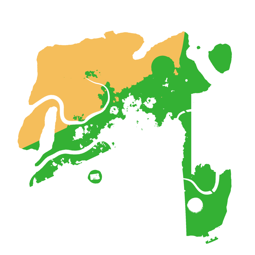 Biome Rust Map: Procedural Map, Size: 3000, Seed: 2224