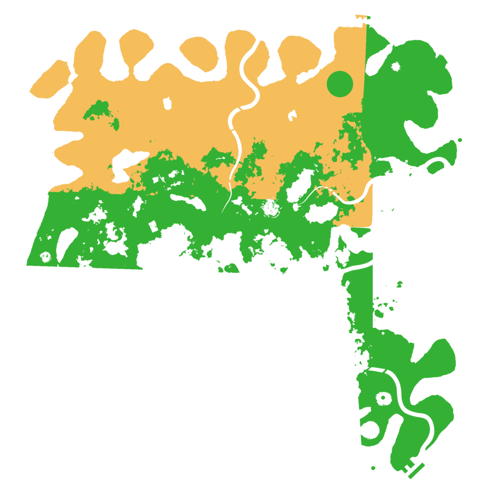 Biome Rust Map: Procedural Map, Size: 5000, Seed: 944717751
