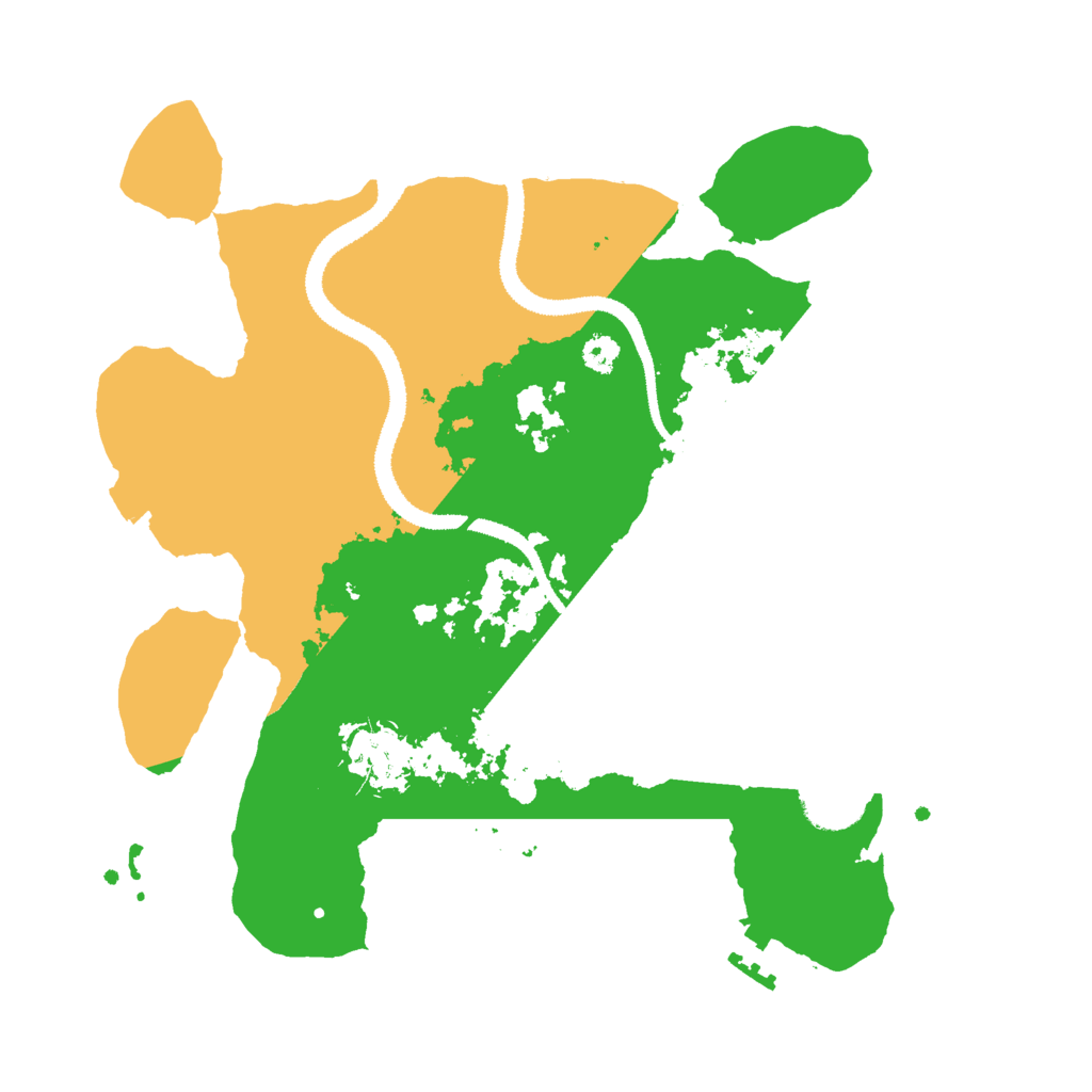 Biome Rust Map: Procedural Map, Size: 3000, Seed: 1446168013
