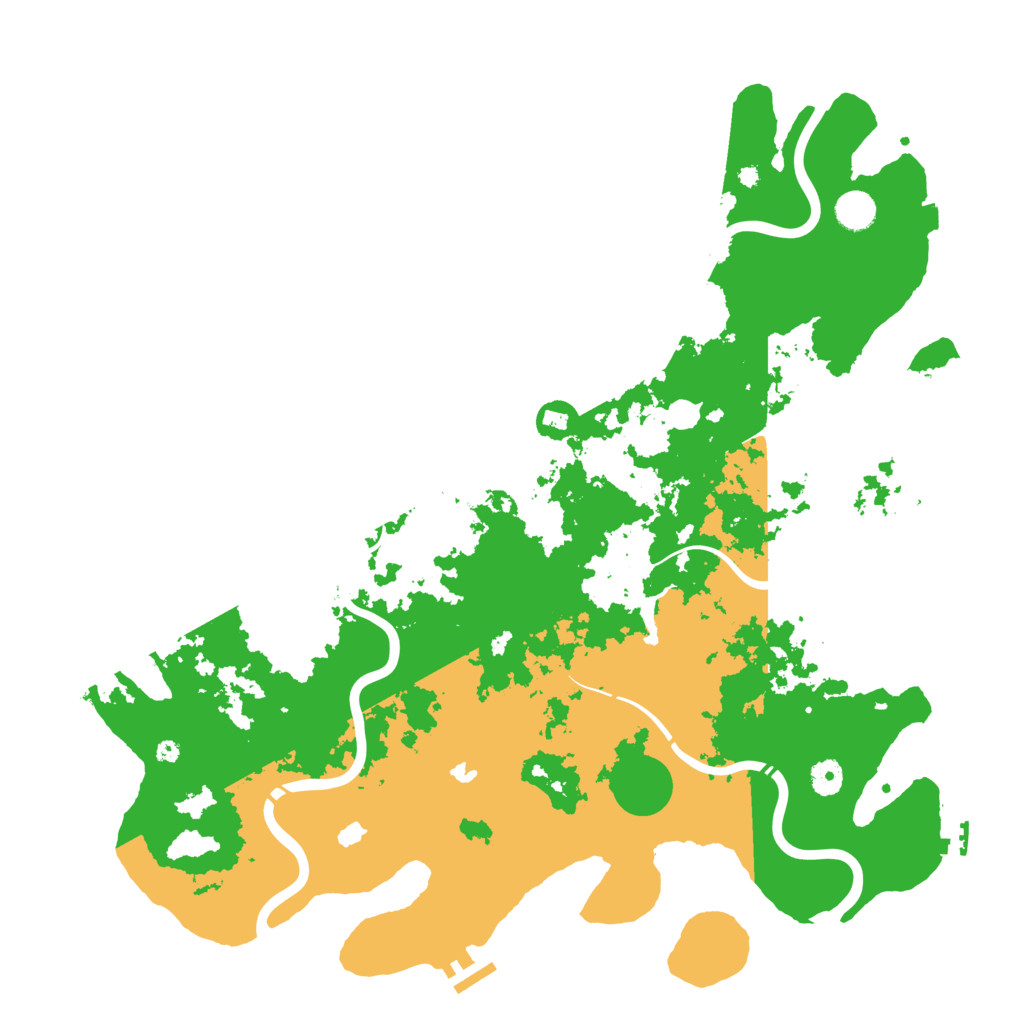 Biome Rust Map: Procedural Map, Size: 4500, Seed: 671538594