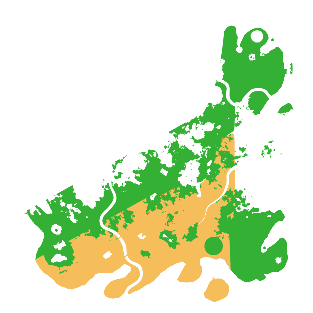 Biome Rust Map: Procedural Map, Size: 4500, Seed: 671538594