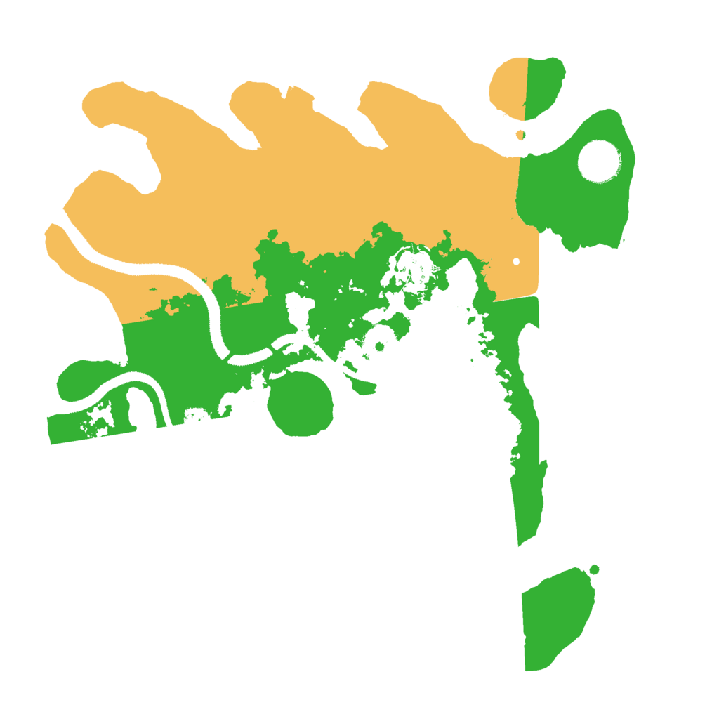 Biome Rust Map: Procedural Map, Size: 3000, Seed: 5297103