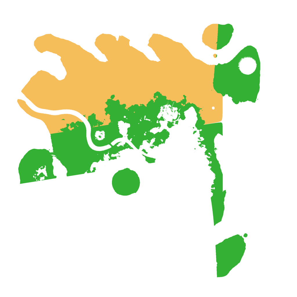 Biome Rust Map: Procedural Map, Size: 3000, Seed: 5297103