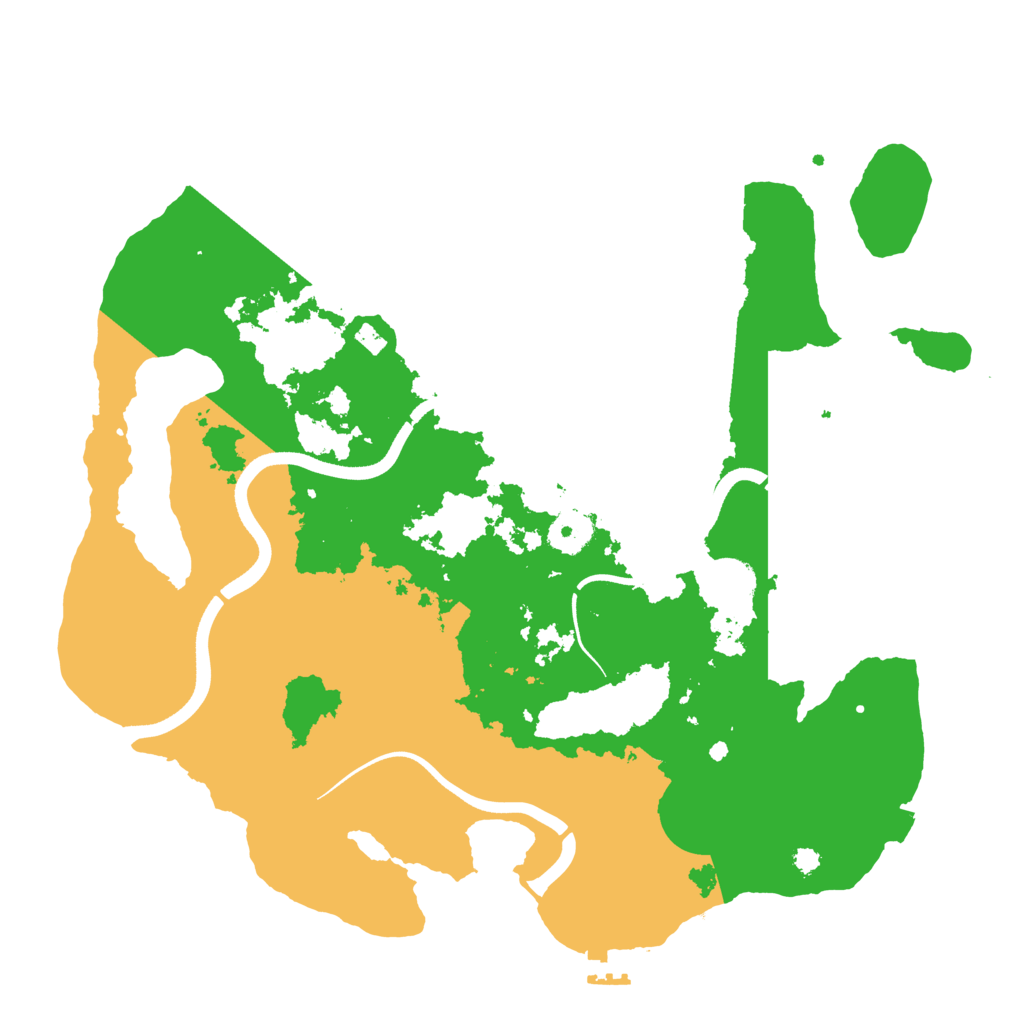 Biome Rust Map: Procedural Map, Size: 3600, Seed: 115096976