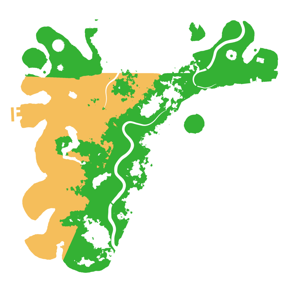 Biome Rust Map: Procedural Map, Size: 4200, Seed: 939440645