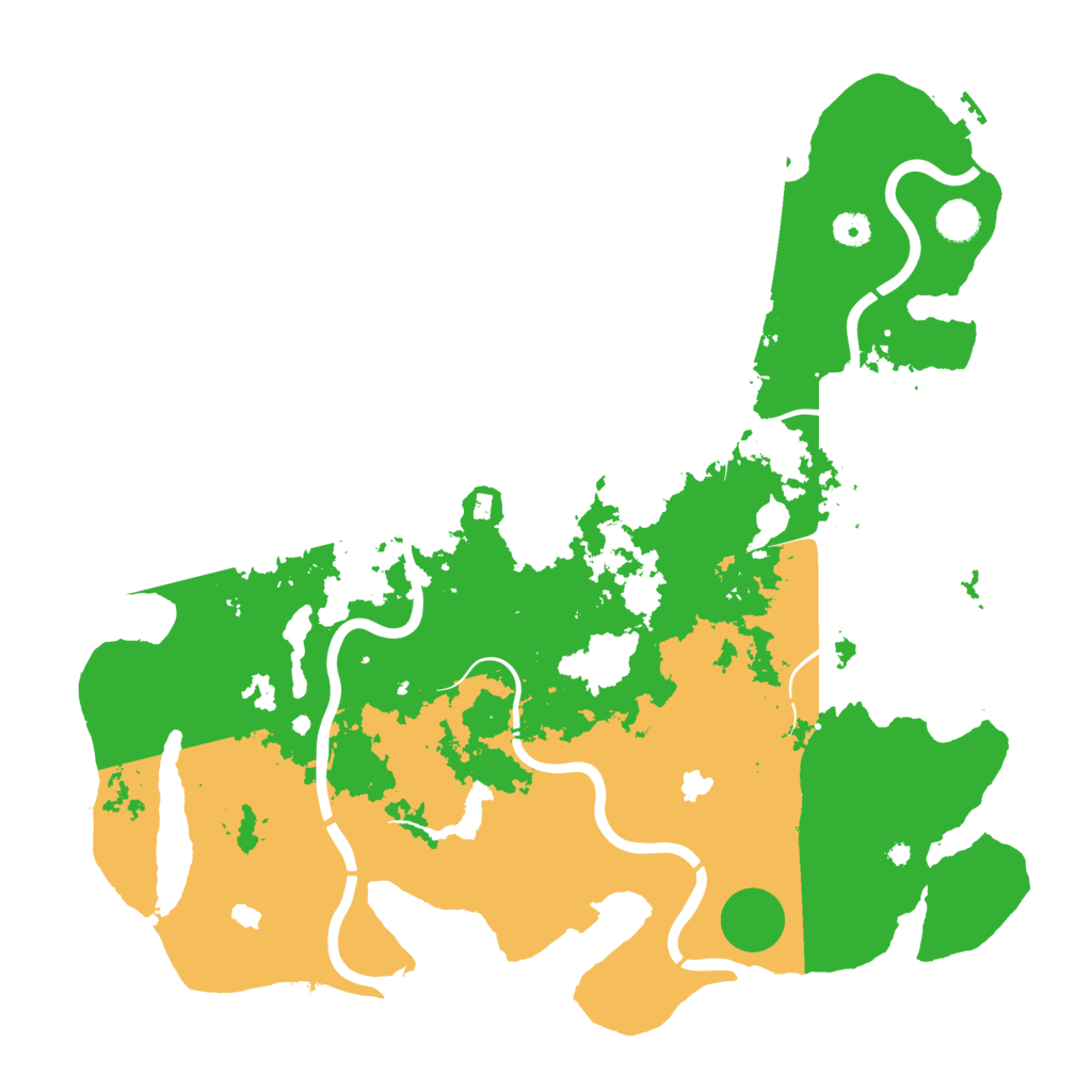 Biome Rust Map: Procedural Map, Size: 4500, Seed: 703877694