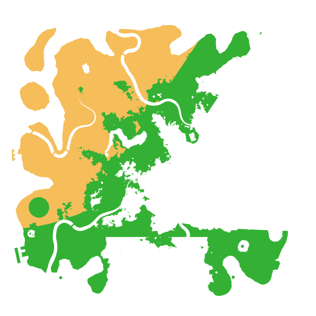 Biome Rust Map: Procedural Map, Size: 4096, Seed: 1475164994