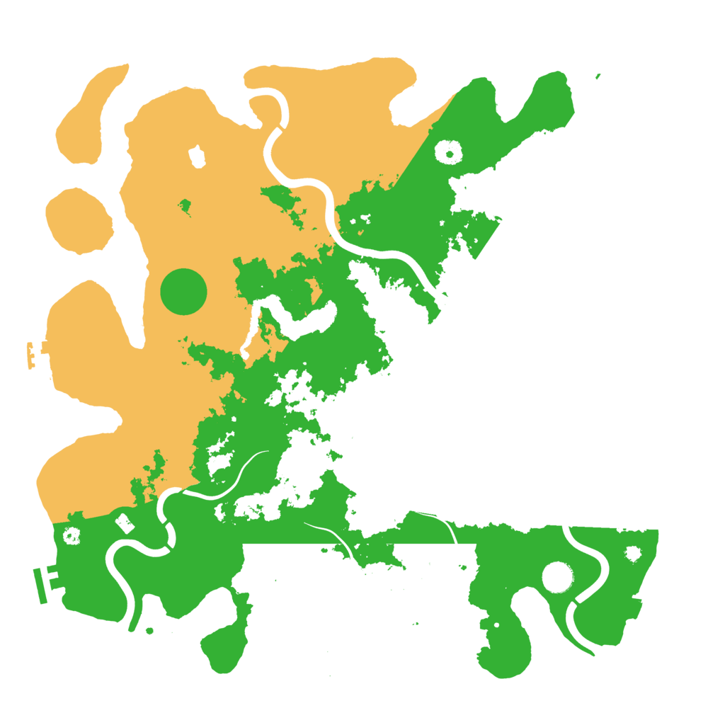 Biome Rust Map: Procedural Map, Size: 4096, Seed: 1475164994