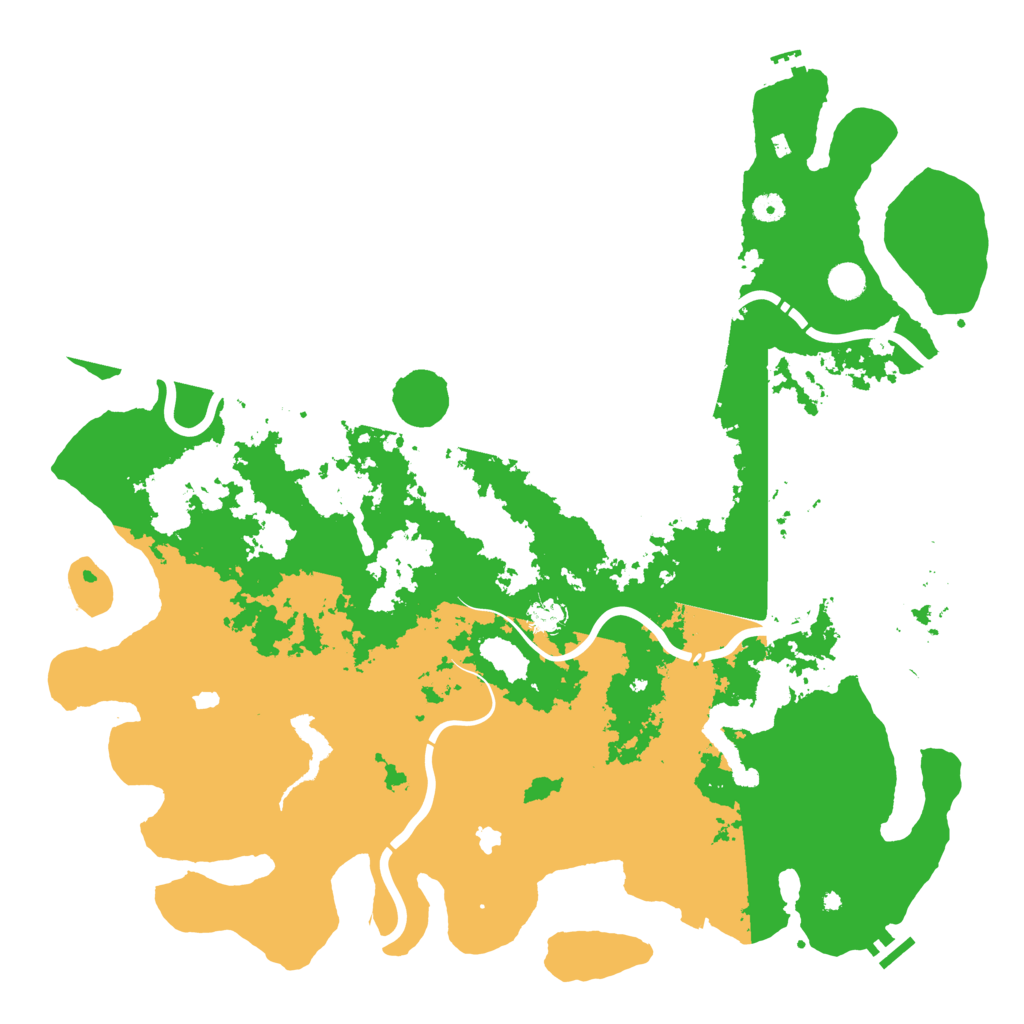Biome Rust Map: Procedural Map, Size: 5000, Seed: 576644590