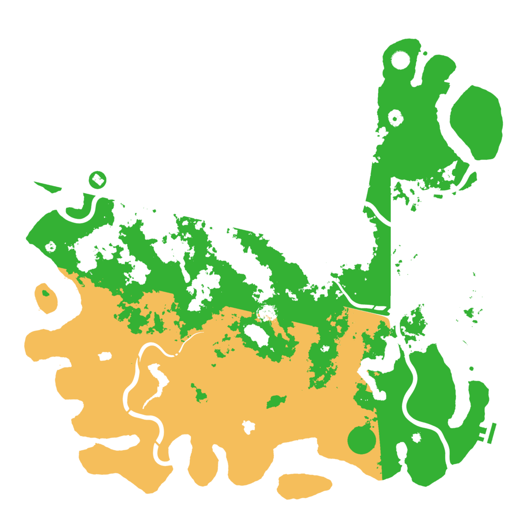 Biome Rust Map: Procedural Map, Size: 5000, Seed: 576644590