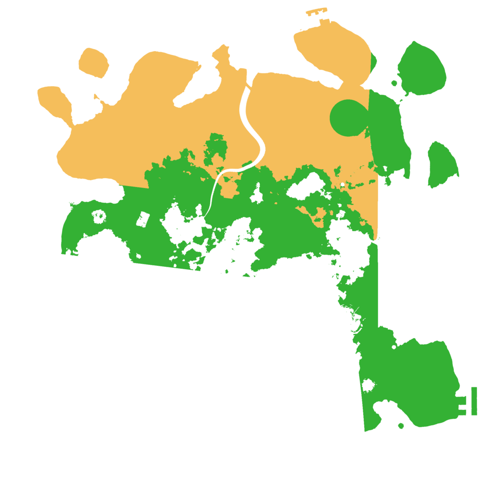 Biome Rust Map: Procedural Map, Size: 3600, Seed: 1545814572