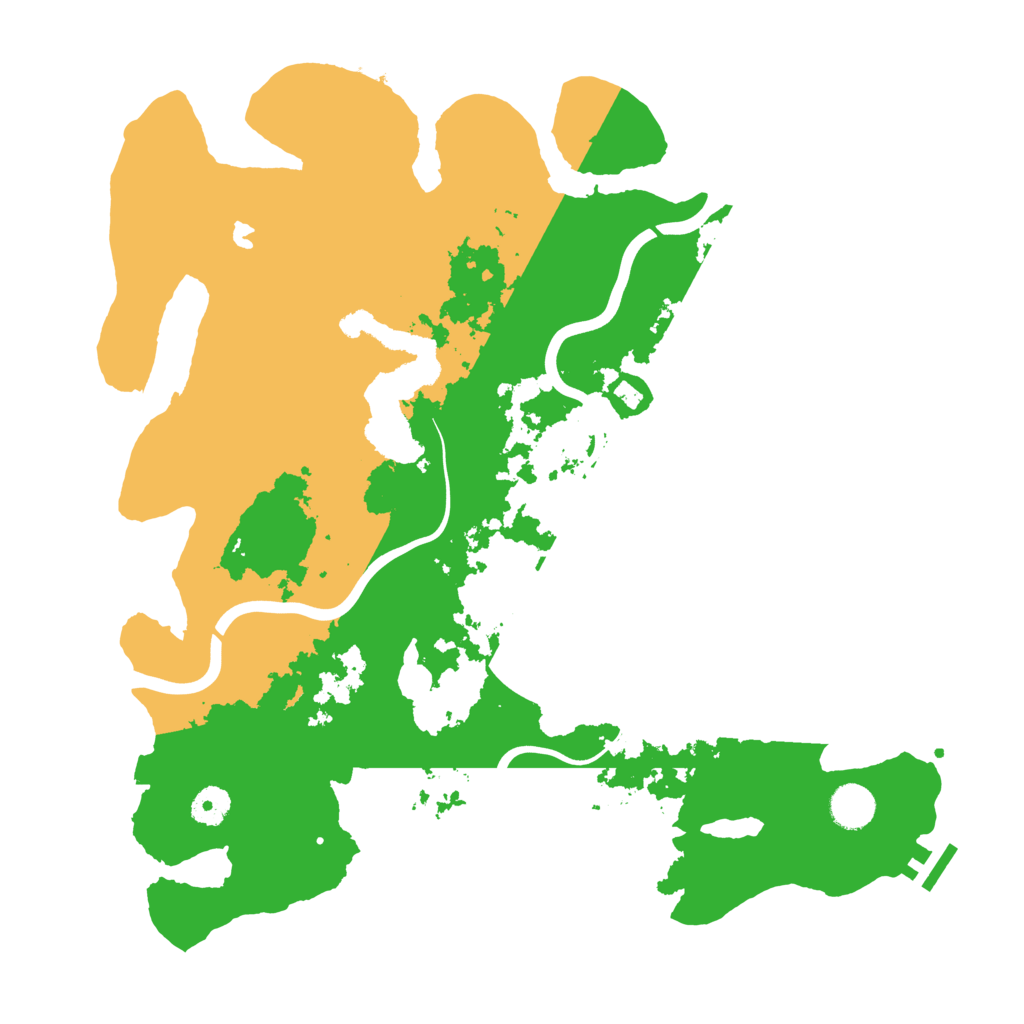 Biome Rust Map: Procedural Map, Size: 4000, Seed: 1599409755